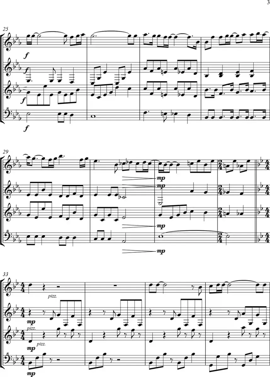Bohemian Rhapsody Partitura 03