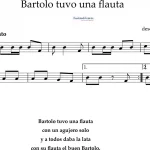 Bartolo tuvo una flauta: una canción infantil con historia y melodía
