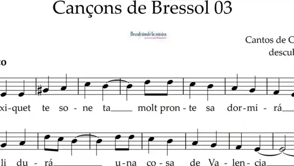 Cançons de Bressol