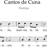 Canto de Cuna Asturiano. Melodía para flauta dulce