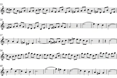 Doble Concerto 1043 de Bach Movimiento Lento