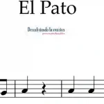 El Pato. Canción Infantil para flauta dulce