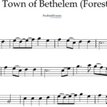 Oh Little Town of Bethlehem. Villancico Tradicional Inglés para Flauta Dulce