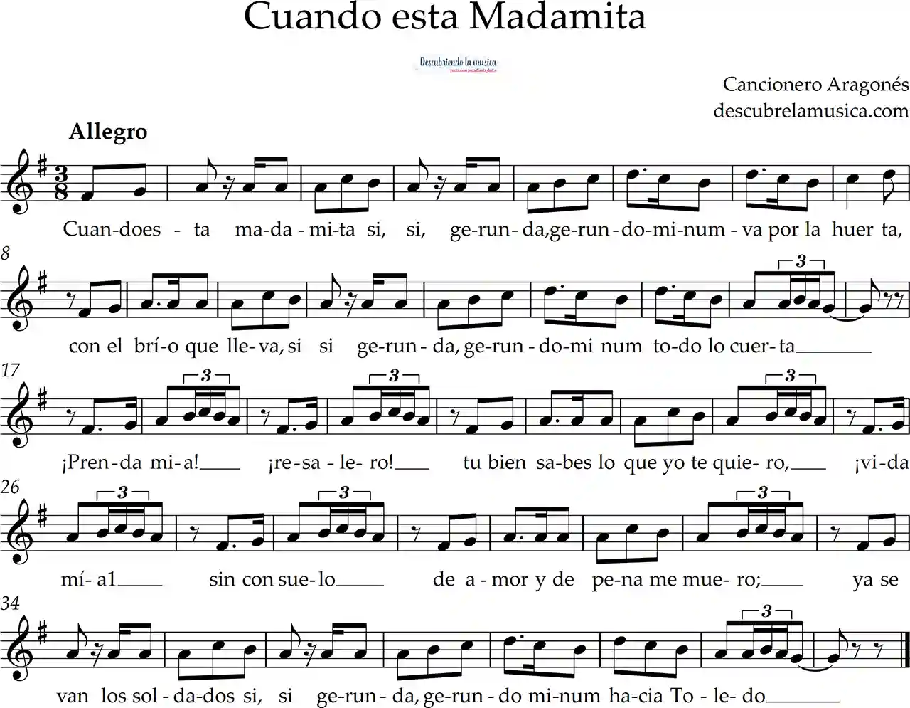 Cuando está Madamita