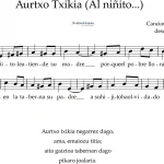 Al Niñito. Canción Tradicional Vasca para flauta dulce