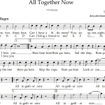 All Togheter Now. Melodía The Beatles para flauta dulce