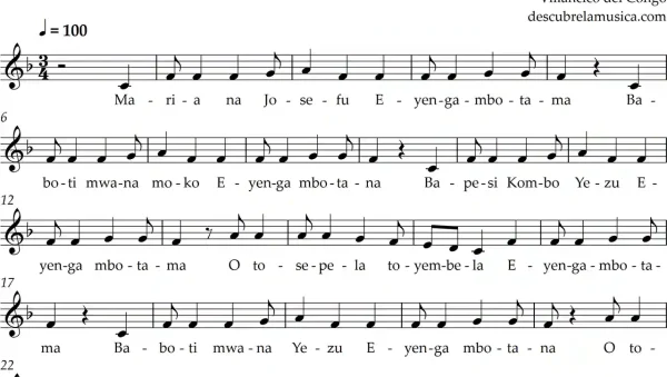 Eyenga Mbotana: Villancico Tradicional del Congo