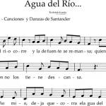 Agua del Río. Canto Campesino para flauta dulce del Cancionero de las Montañas