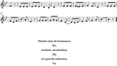 Dotada Estás Hermosura