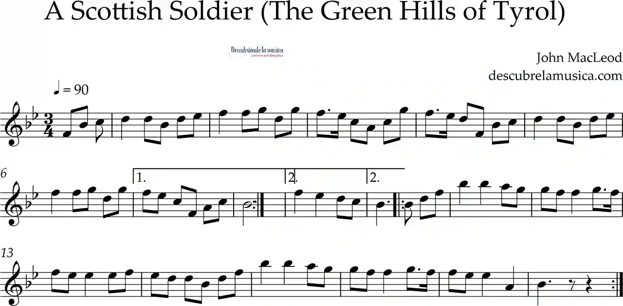 A Scottish Soldier (The Green Hills of Tyrol)