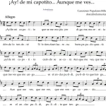 ¡Ay! de mi Capotito. Aunque me ves