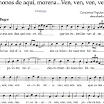 Vámonos de aquí Morena. Ven, Ven, Ven, Ven