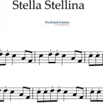 Stella Stellina. Canción de Cuna Italiana para flauta dulce