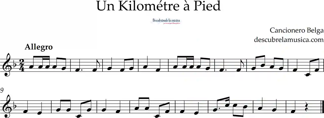 Un Kilométre a Pied