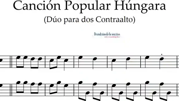 Canción Popular Húngara