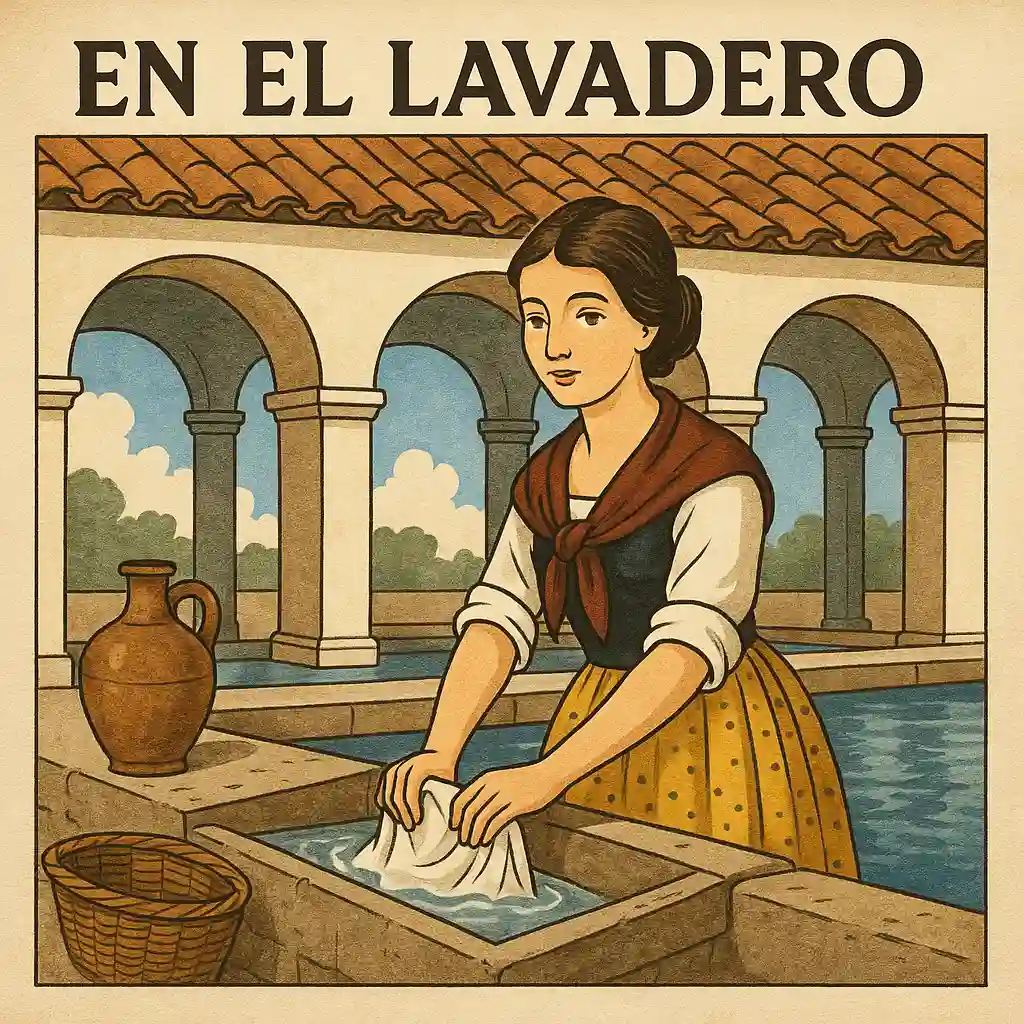 En el lavadero
