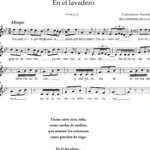 En el lavadero. Canción Andaluza Tradicional