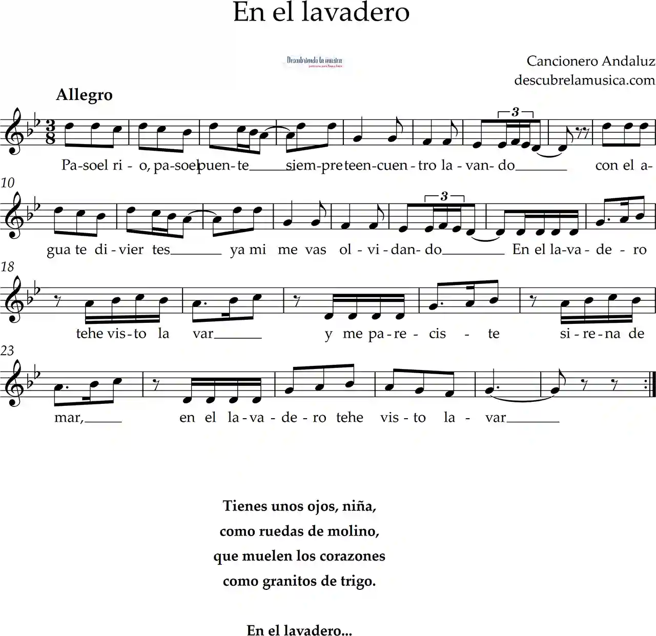 En el lavadero