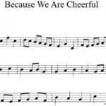 Because We Are Cheerful para flauta dulce