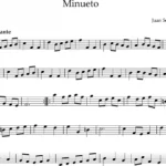 Minueto de Juan Sebastián Bach