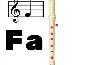 Nota Fa Grave flauta dulce