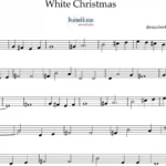 White Christmas. Villancico para flauta dulce
