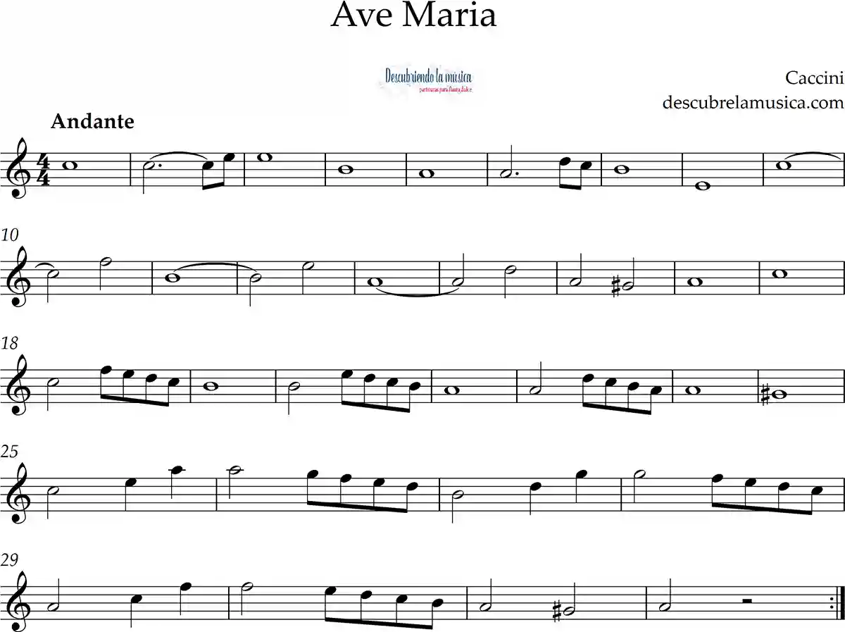 Ave María de Caccini