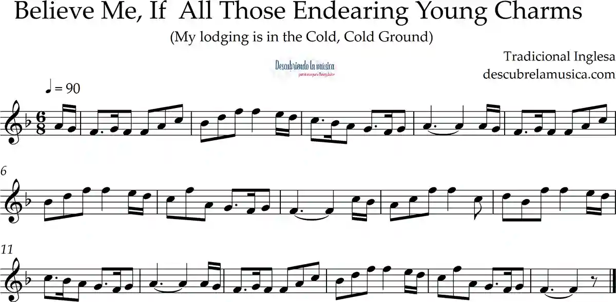 Believe Me If All Those Endearing Young Charms descubrelamusica.com