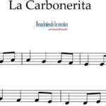 La Carbonerita. Melodía para flauta dulce