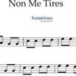 Non Me Tires. Canción Gallega para flauta dulce