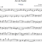 Air de Nadir (Bizet)
