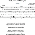 My Horses Ain't Hungry