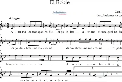 Partitura el Roble